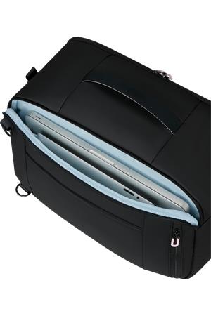 Utazótáska, kabin méret, 21l, 3 in 1, AMERICAN TOURISTER "Puffypop", fekete